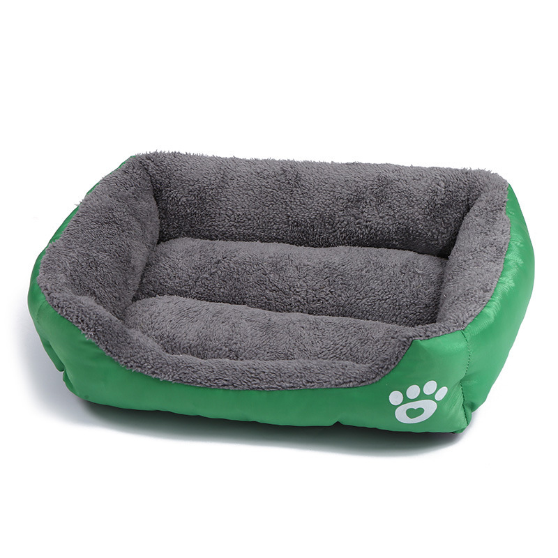 Dog Kennel Four Seasons Universal Footprint Cotton Wool Pet Kennel Candy Color Square Kennel Mats Universal Cross-Border Supply For Large, Medium And Small Dogs - Image 6