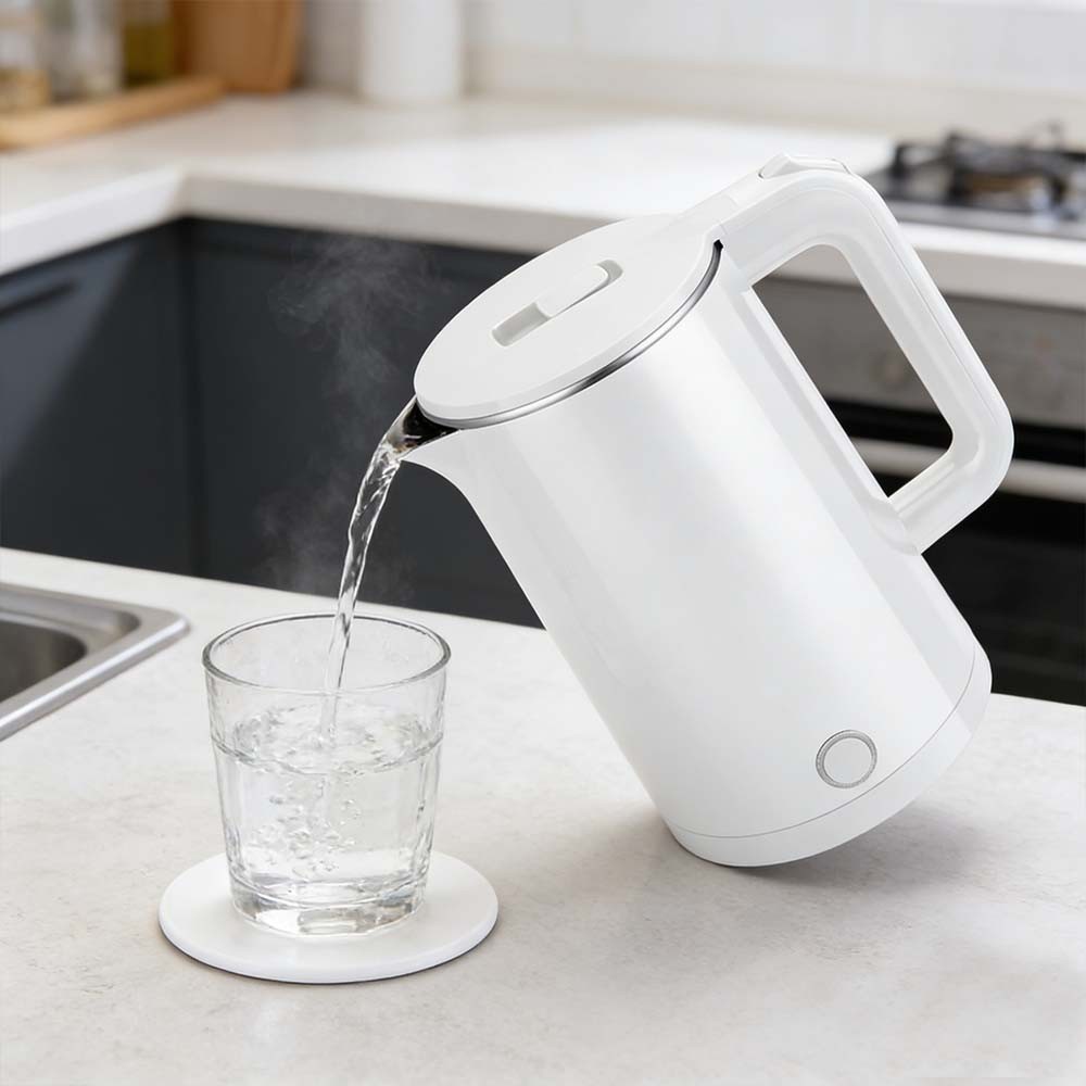 2L Electric Kettle 1500W Stainless Steel Cordless Jug Overheat Protection UK - Image 6
